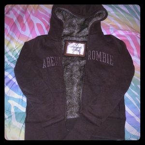 Abercrombie & Fitch Brown Fur Lined Jacket